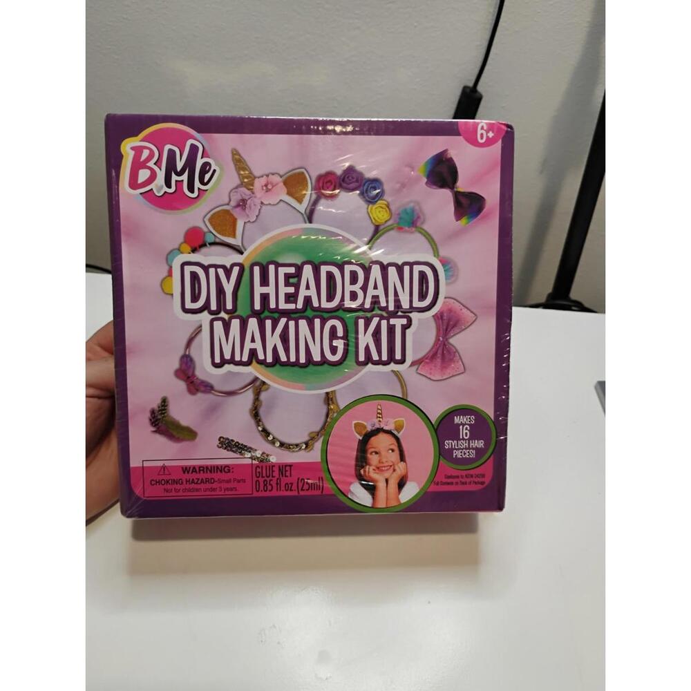 B Me Headband Making Kit for Girls - DIY 16 Unique Girls Hair Accessories New